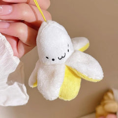 5pcs Banana Plush Toys Soft Mixed Colors with Eyes & Mouths