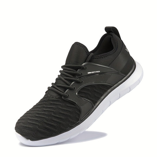 Men's Knitted Lightweight Running Shoes Spring Summer