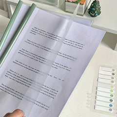 Green Gradient A4 Folder, 100 Sheets Capacity