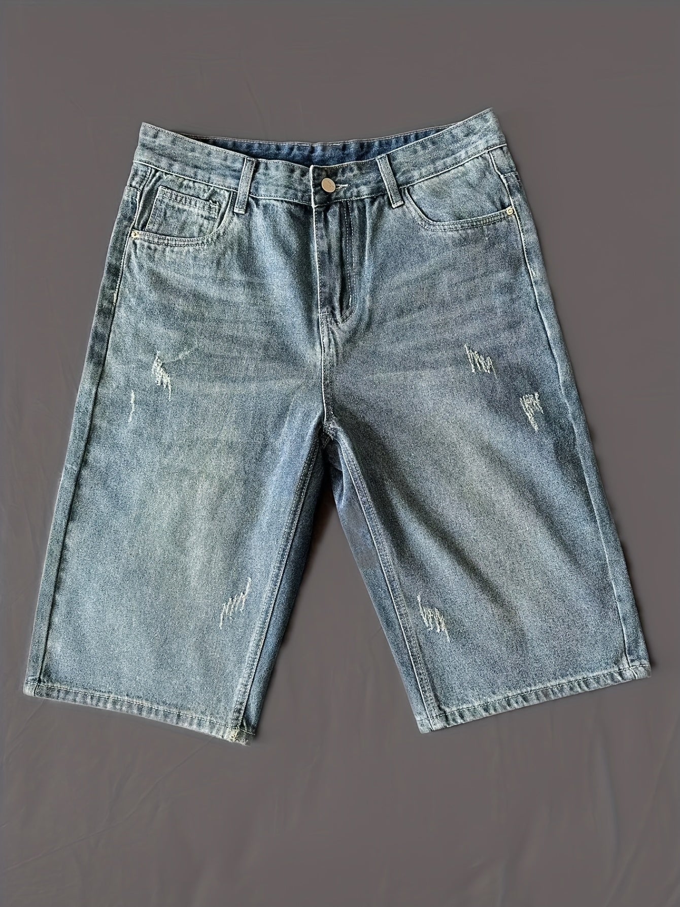 Men's Denim Jeans With Pockets - Summer Outfit