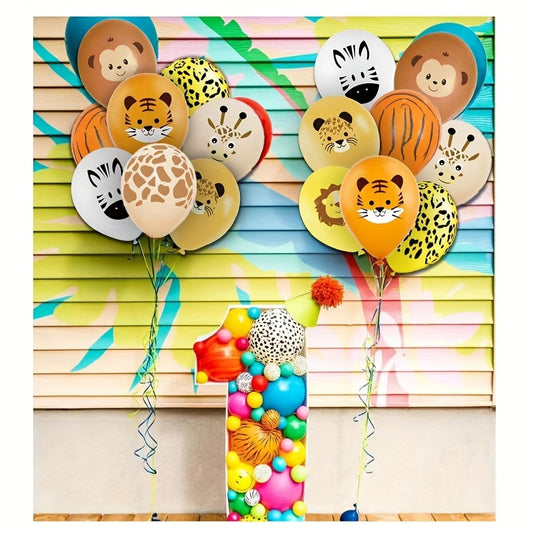 Forest Animal Theme Scene Balloon Set For Birthday Decoration