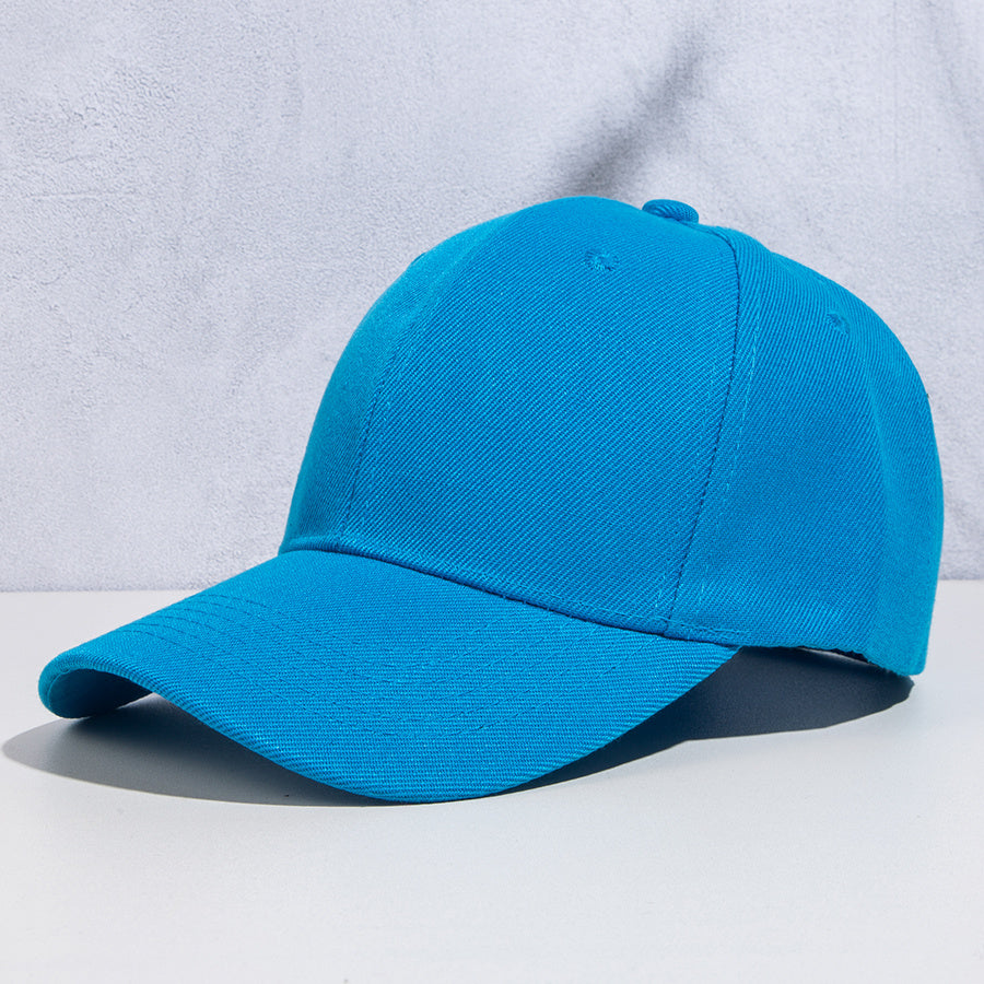 Versatile Baseball Cap Casual Solid Peaked Cap Sun Hat
