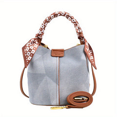 Vintage Mini Bucket Bag Crossbody Handbag Retro Shoulder Purse