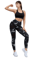 Tie Dye Yoga Workout Pants for Women