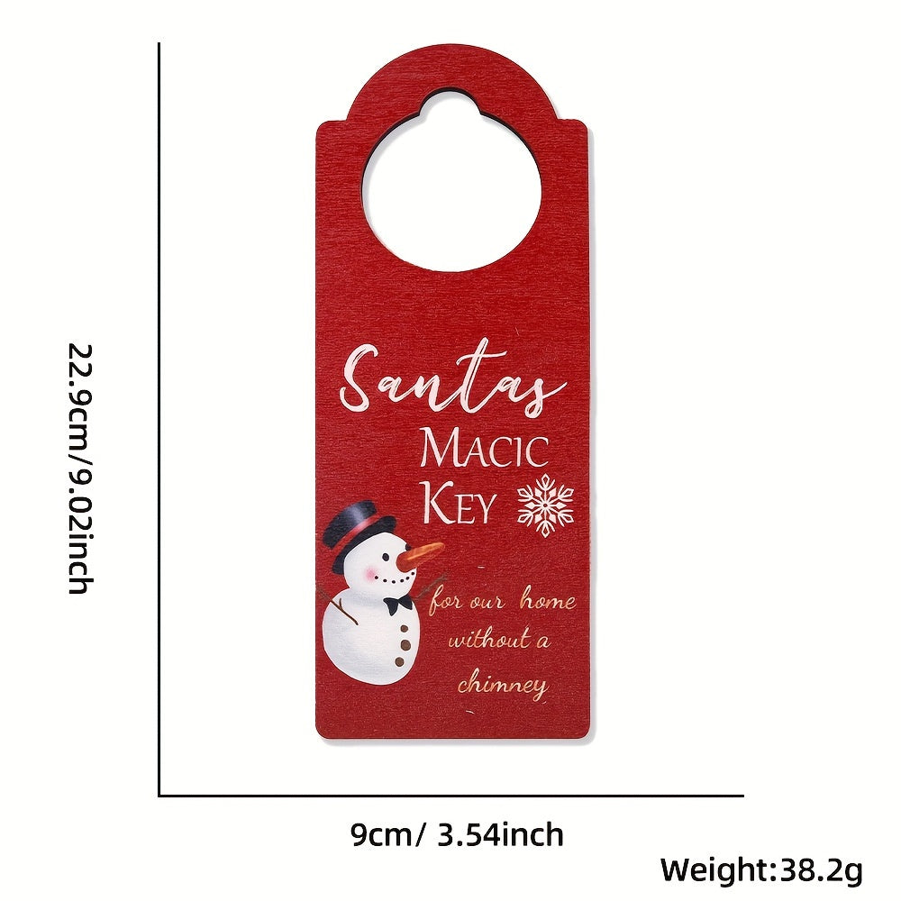 Christmas Decoration Thumb Door Hanging Snowman Christmas Stocking Pendant