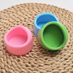 Durable Hamster Feeding Bowl for Small Animals