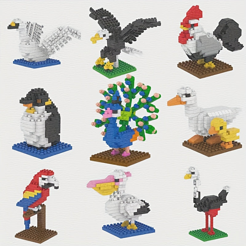 Educational Bird Series Building Blocks Toy Set