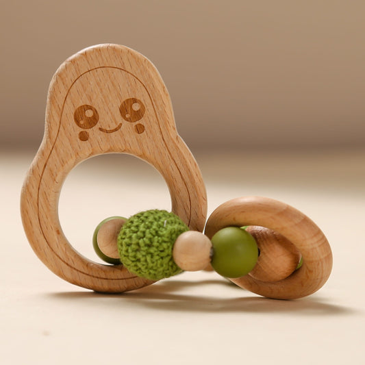 Avocado Crochet Teething Toy Teether for Baby