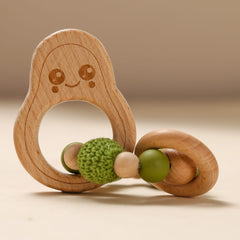 Avocado Crochet Teething Toy Teether for Baby