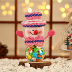 Snowman Candy Jar Party Favors Christmas Home Decoration