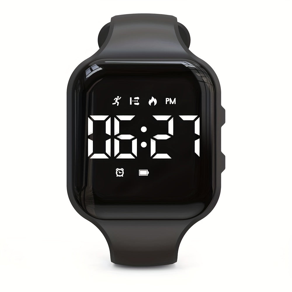 Pedometer Watch Step Counter Calorie Tracker Alarm Clock Timer Date Time Display