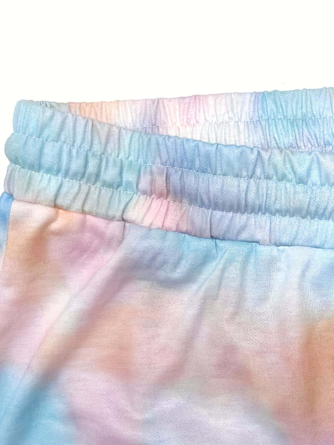 Women's Plus Tie Dye High Rise Tapered Leg Trousers