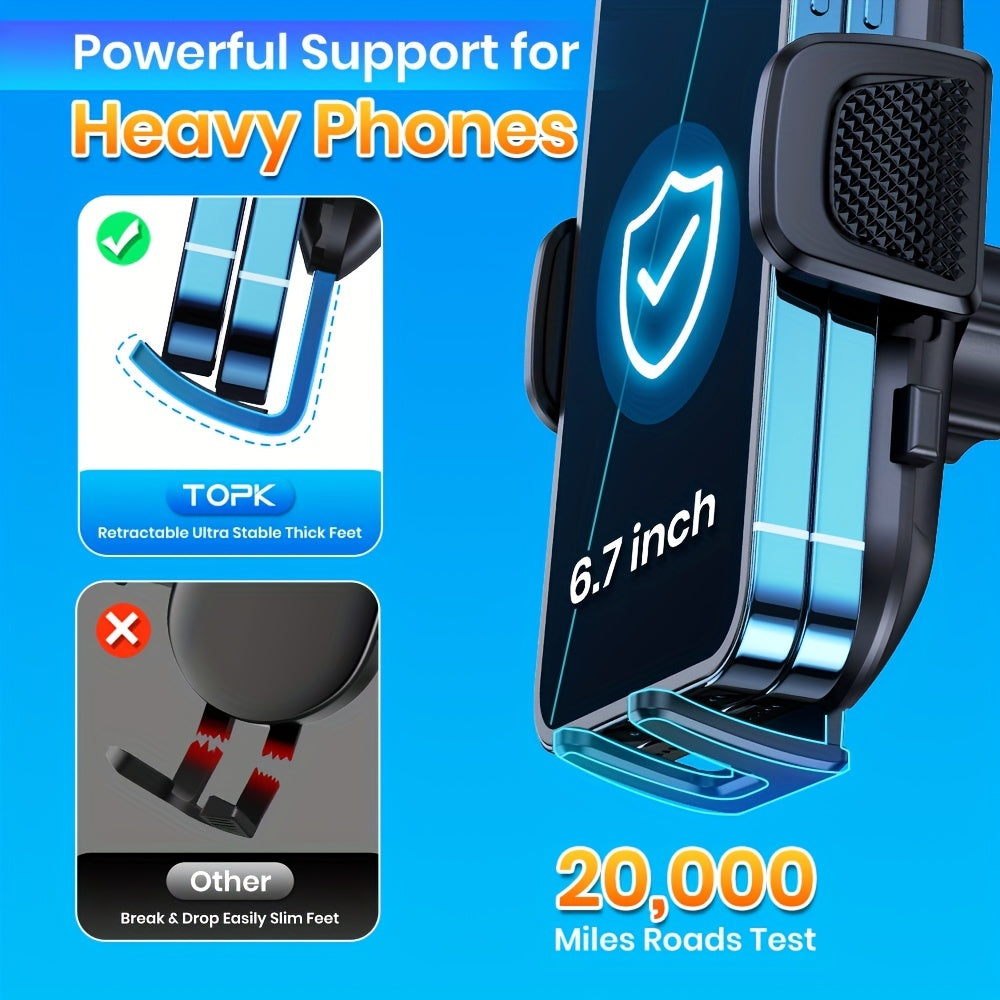 2 IN 1 Car Phone Holder Mount Dashboard & Air Vent