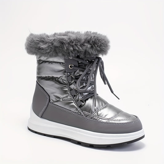 Women's Non-slip Snow Boots Plus Warm Outdoor Platform Shoes