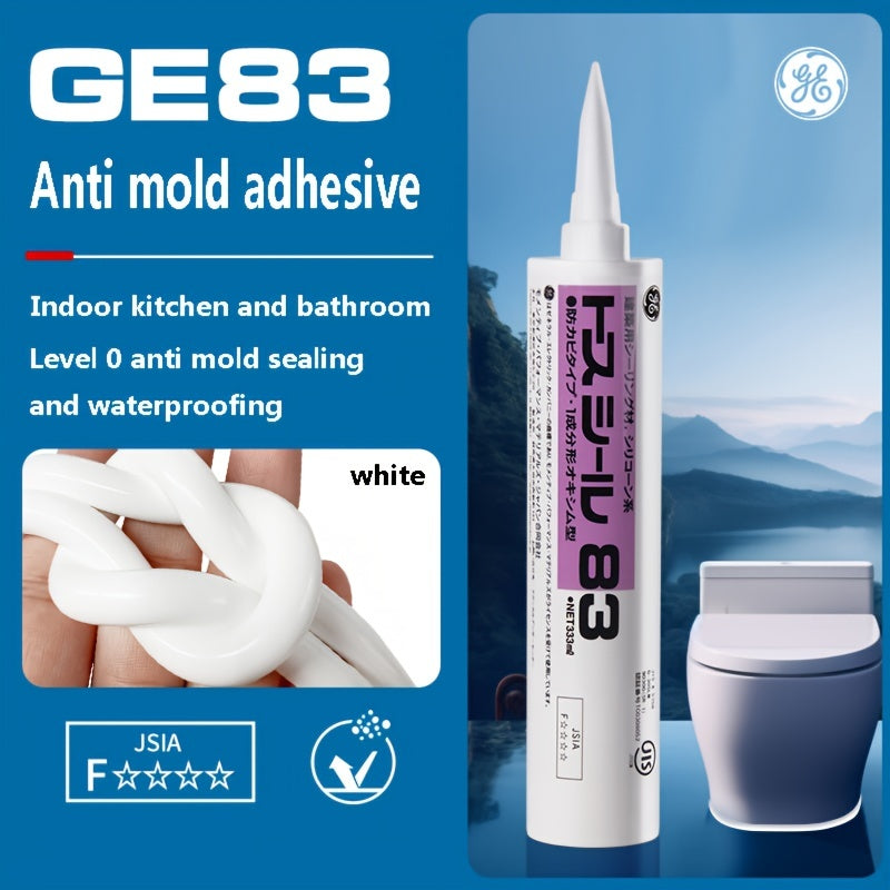 Glass Adhesive Toilet Seat Bottom Fixed Leak Proof Waterproof Mold Proof Neutral