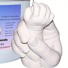 3D DIY Plaster Statue Hand Casting Kit - Unique Keepsake Gift for All Ages