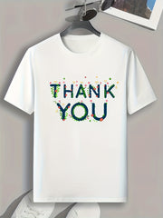 Pattern Print Men's Sports T-shirt Graphic Tee Summer Outdoor Clothes
