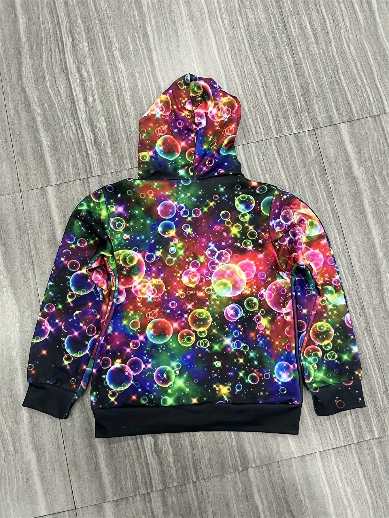 3D Bubble Print Hoodie For Girls & Boys