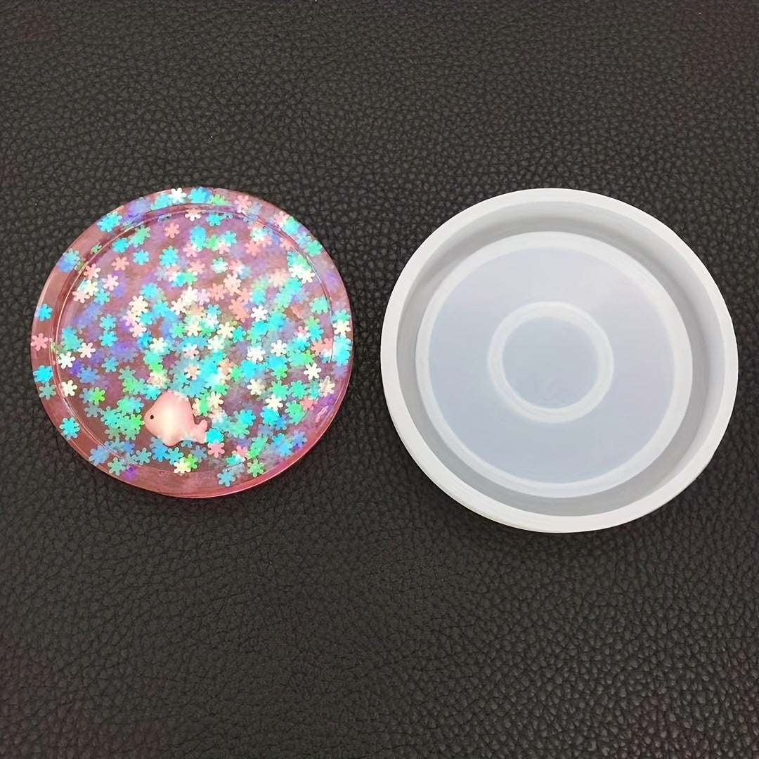 3pcs DIY Coaster Silicone Mold for Home Decor Making
