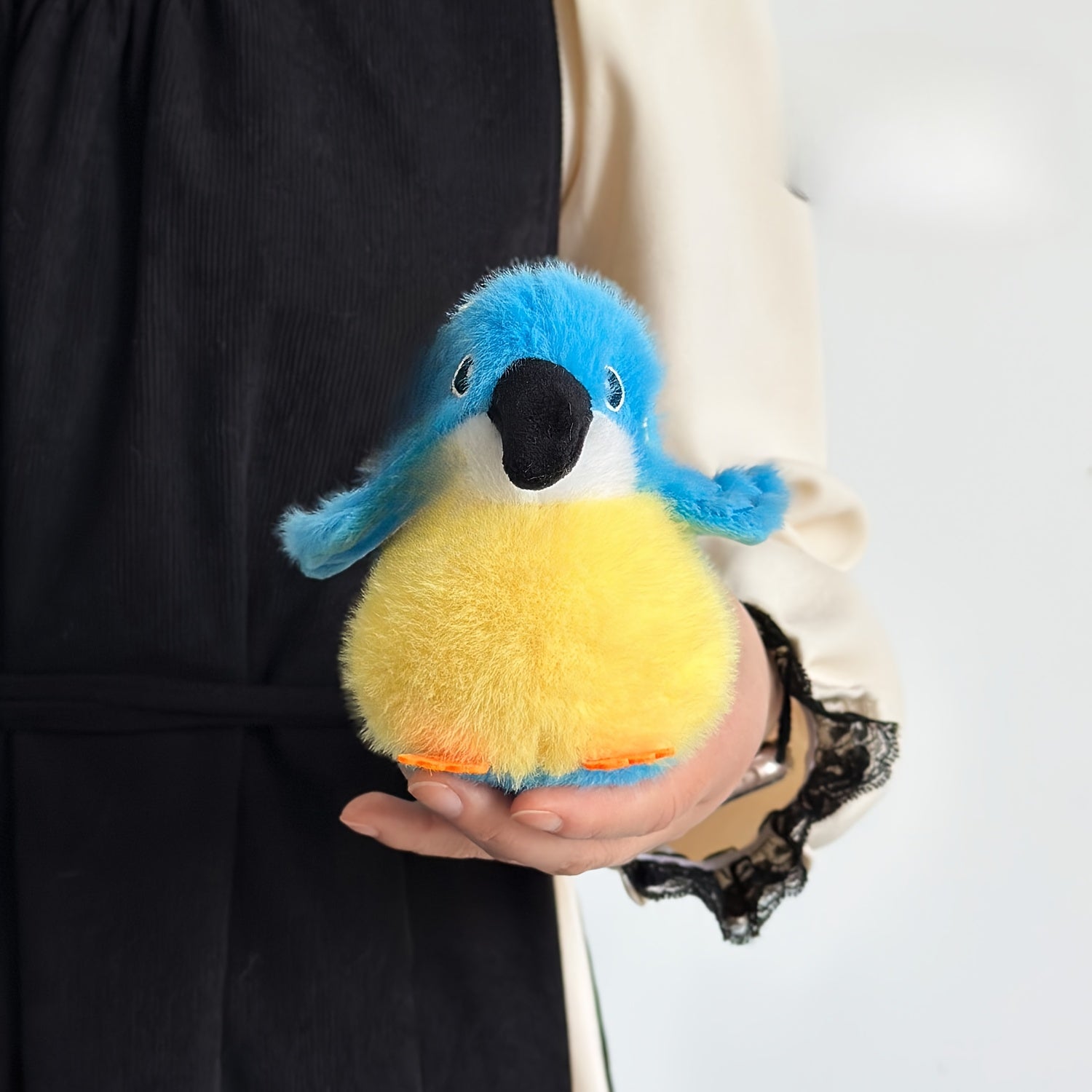 Cartoon Shoulder Pet Bird Plush Toy Fun Little Bird Children's Gift