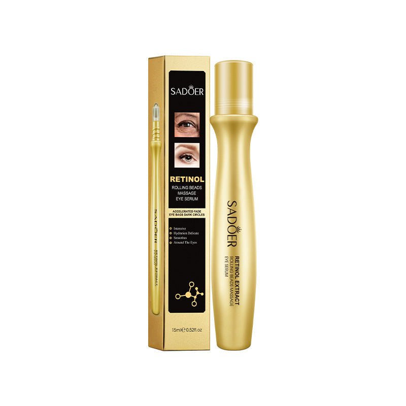 Retinol Eye Serum Roll-On for Dark Circles & Wrinkles