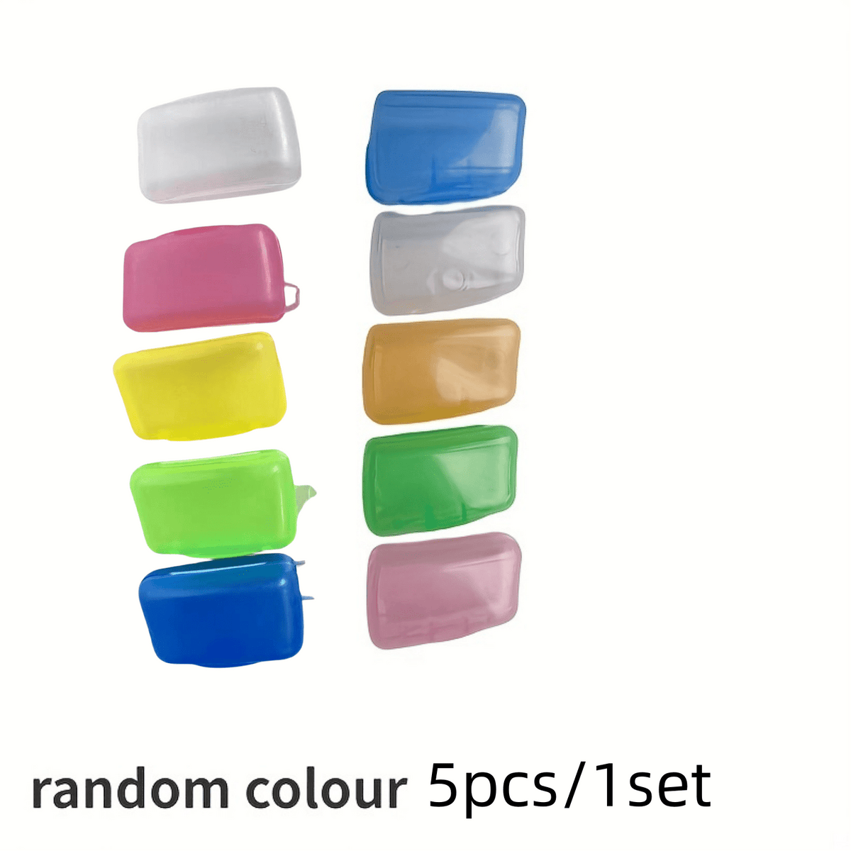 5pcs Toothbrush Head Cover Case Box ToothBrush Protector Cap Holder