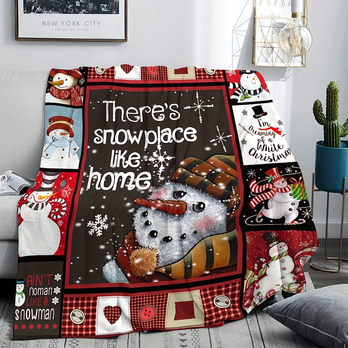 Snow Place Like Home Warm Blanket - Christmas Gift
