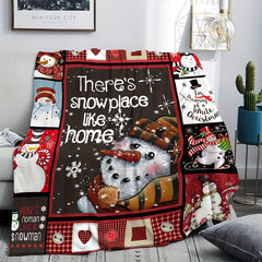 Snow Place Like Home Warm Blanket - Christmas Gift