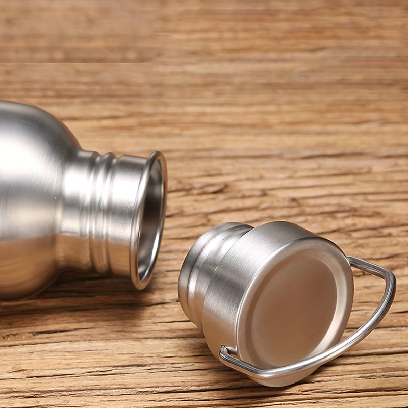 Stainless Steel Water Cup Portable Sports Bottle for Students Men & Women