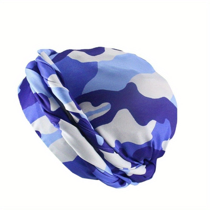 16 Colors Elastic Head Wraps Modal Satin Turban For Men