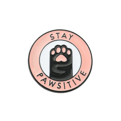 Casual Cat Metal Enamel Brooch for Backpack Accessories