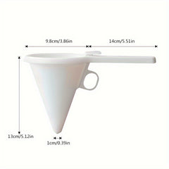 Kitchen Chocolate Candy Funnel Mold Pancake Cream Batter Dispenser