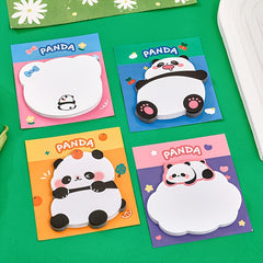 4pcs Panda Sticky Notes 120 Sheets Memo Paper School Office