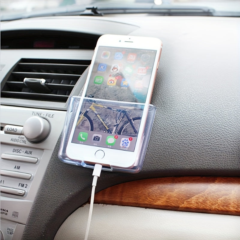 Soft PVC Car Storage Box & Phone Holder