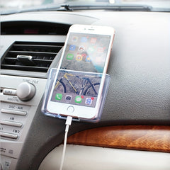 Soft PVC Car Storage Box & Phone Holder