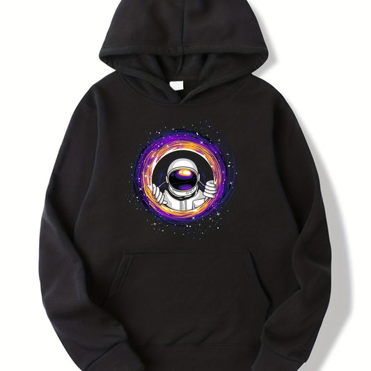 Astronaut Print Boys Hooded Sweatshirt