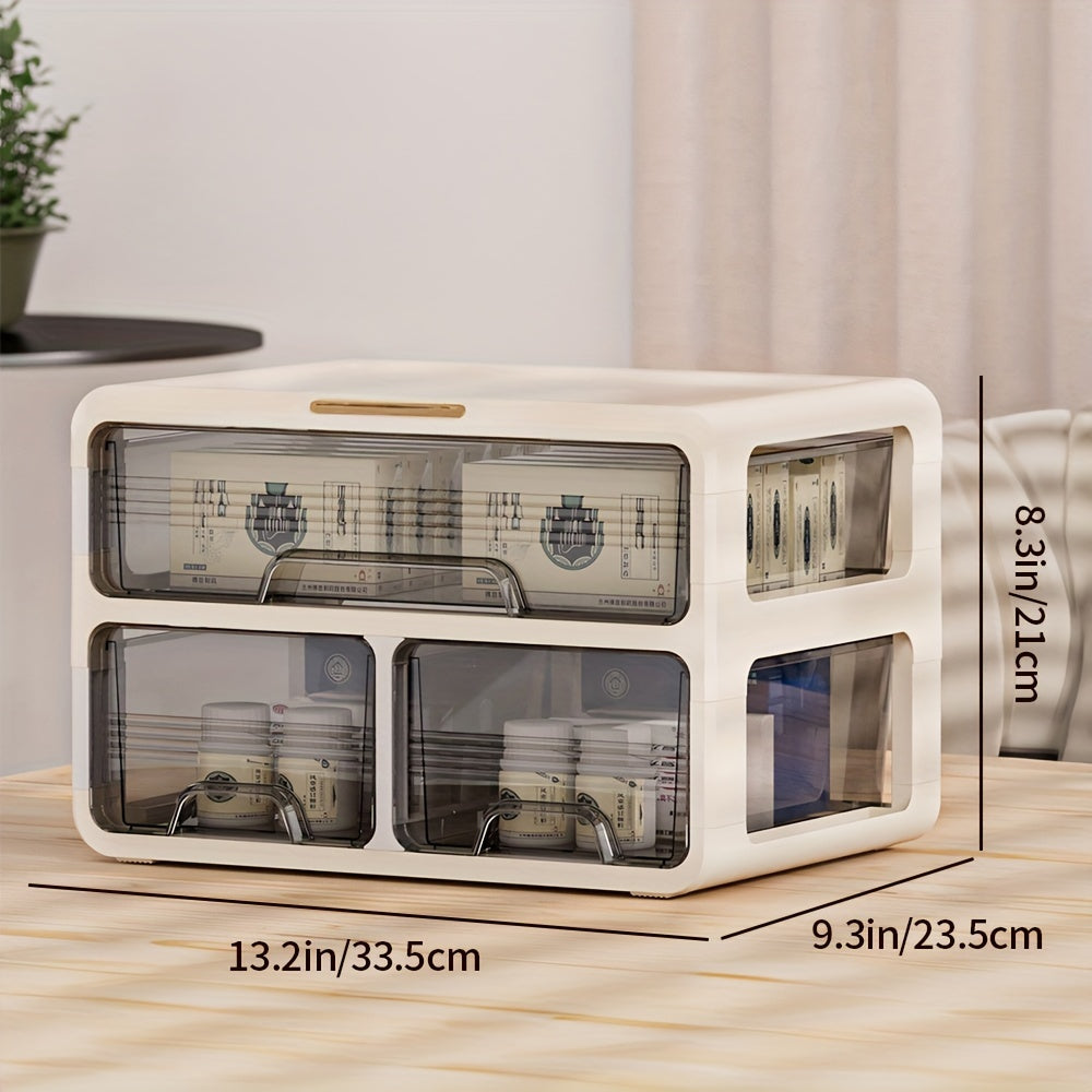 Desktop Drawer Storage Box 2-3 Layers Dormitory Stationery Sorting