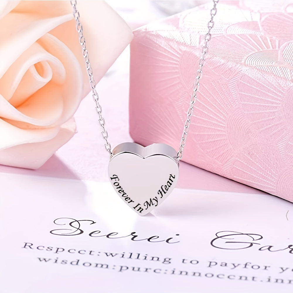 Heart Cremation Necklace Urn  Men Women