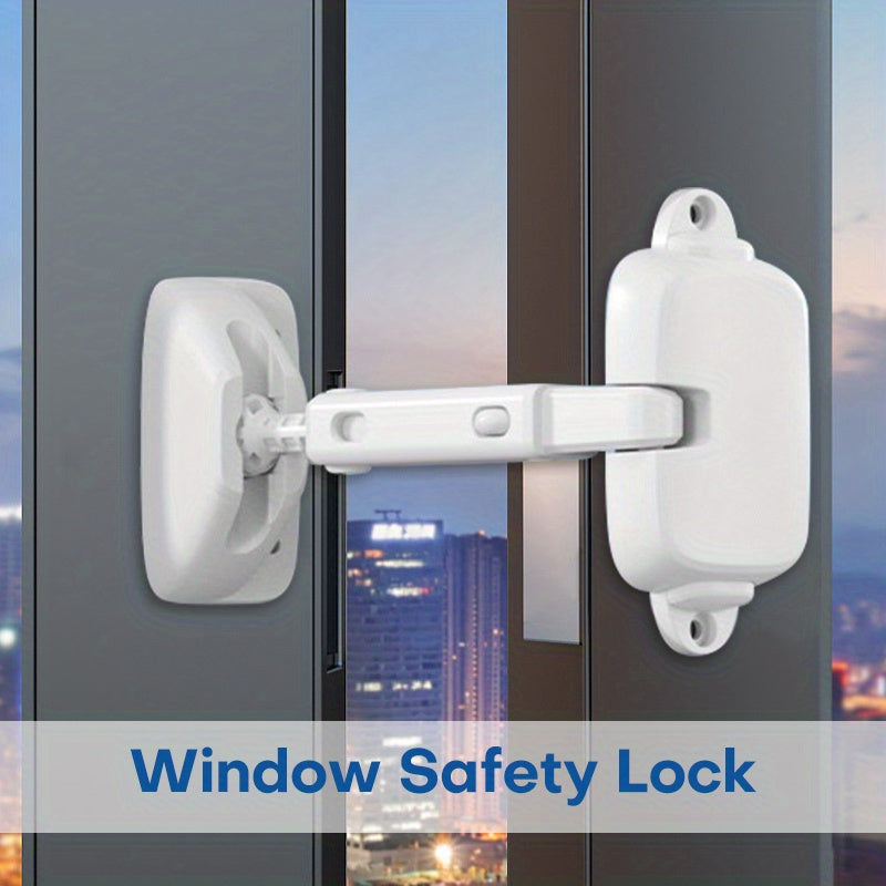 Child Protection Window Restrictor Adjustable Lock Child Safety Stopper