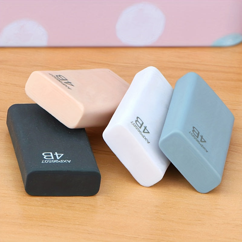 4pcs 4B Pencil Eraser Student Stationery Gift