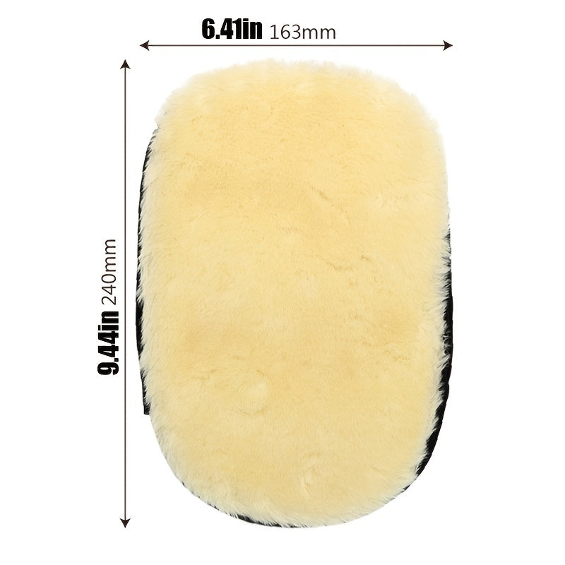 Car Cleaning Kit with Polishing Gloves and Coral Fleece Washing Tools