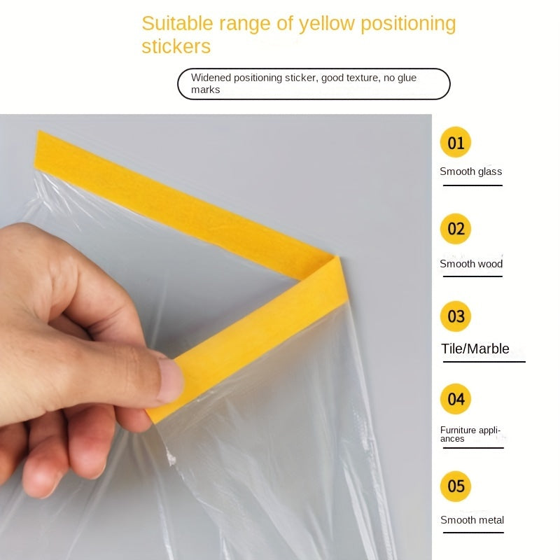 Plastic Drop Cloth with Masking Tape Waterproof Film