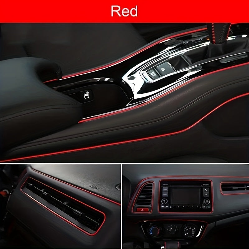 Universal Car Mold Decoration Flexible Strip 16ft 5m PVC Interior Car Decoration