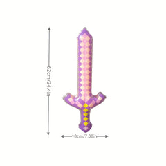 Inflatable Toy Lattice Sword Halloween Party Game Activity