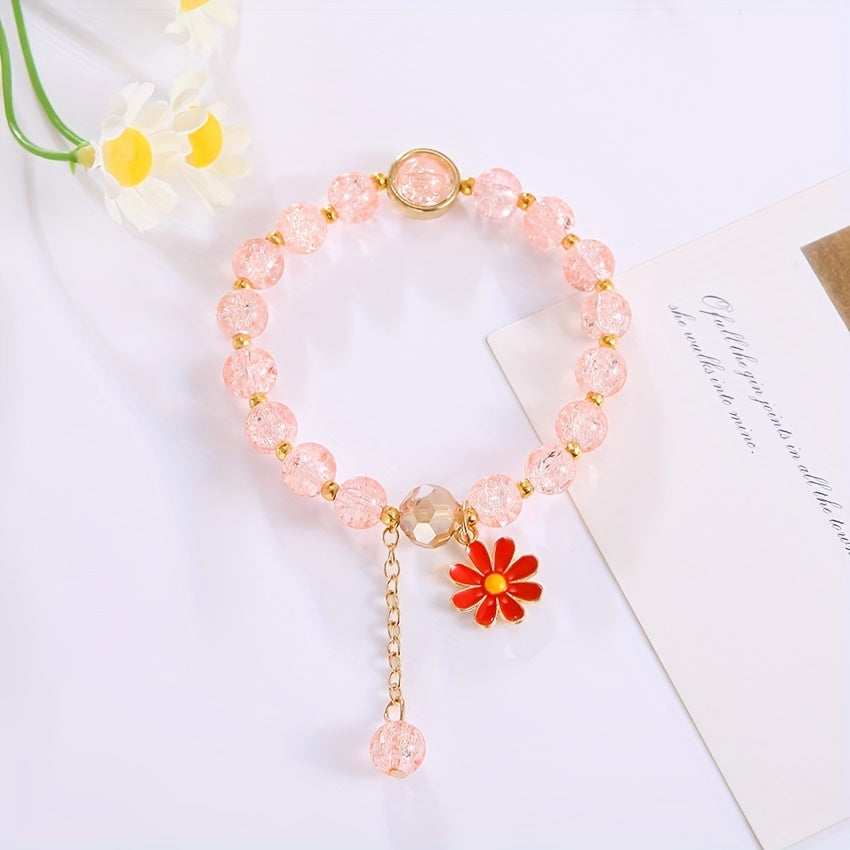 Colorful Crystal Beaded Bracelet Bohemian Women Jewelry