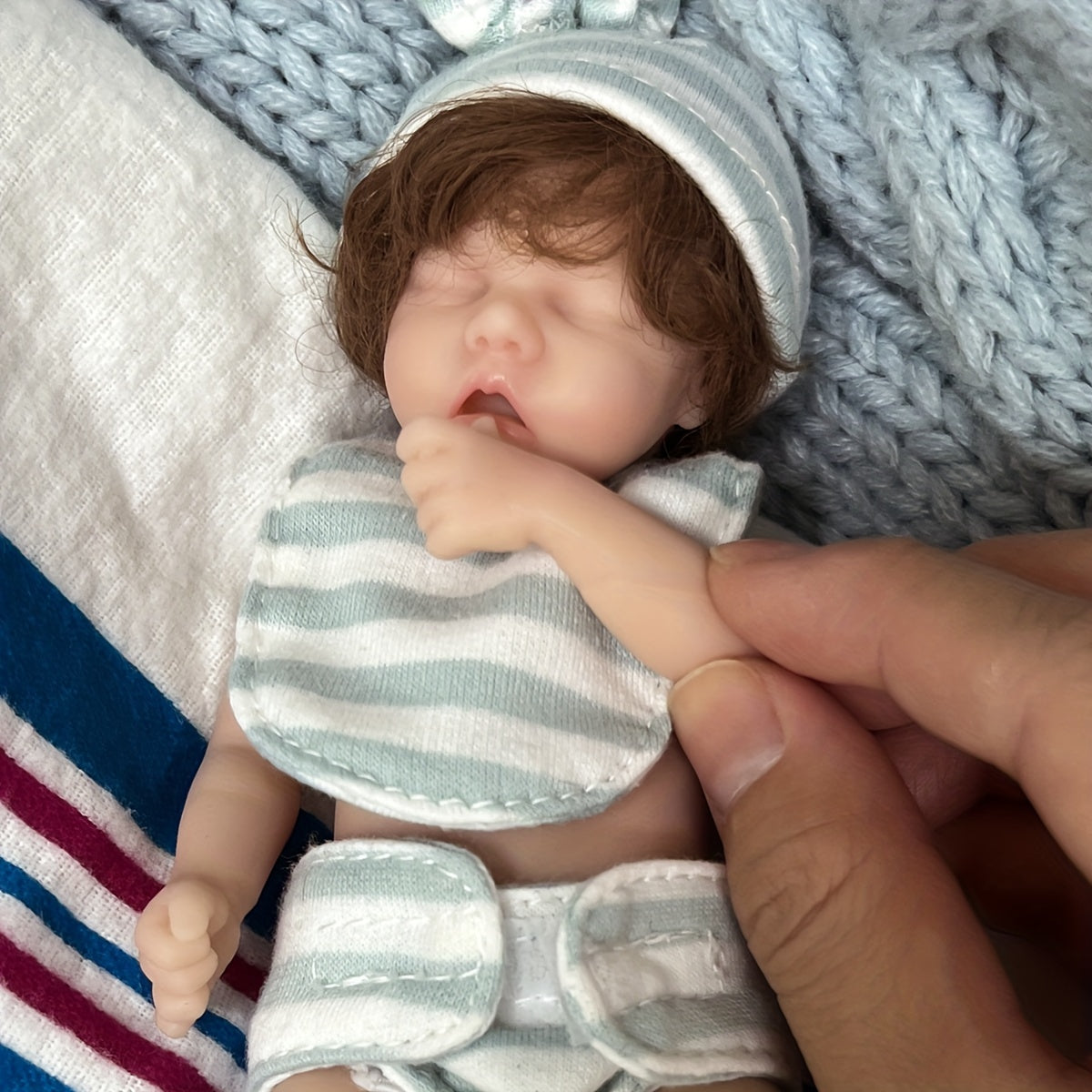 15%22 Mini Silicone Reborn Doll Girl