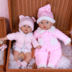 Reborn Dolls Set - 13 Inch and 16 Inch, Ideal for Holidays, Halloween, Birthd