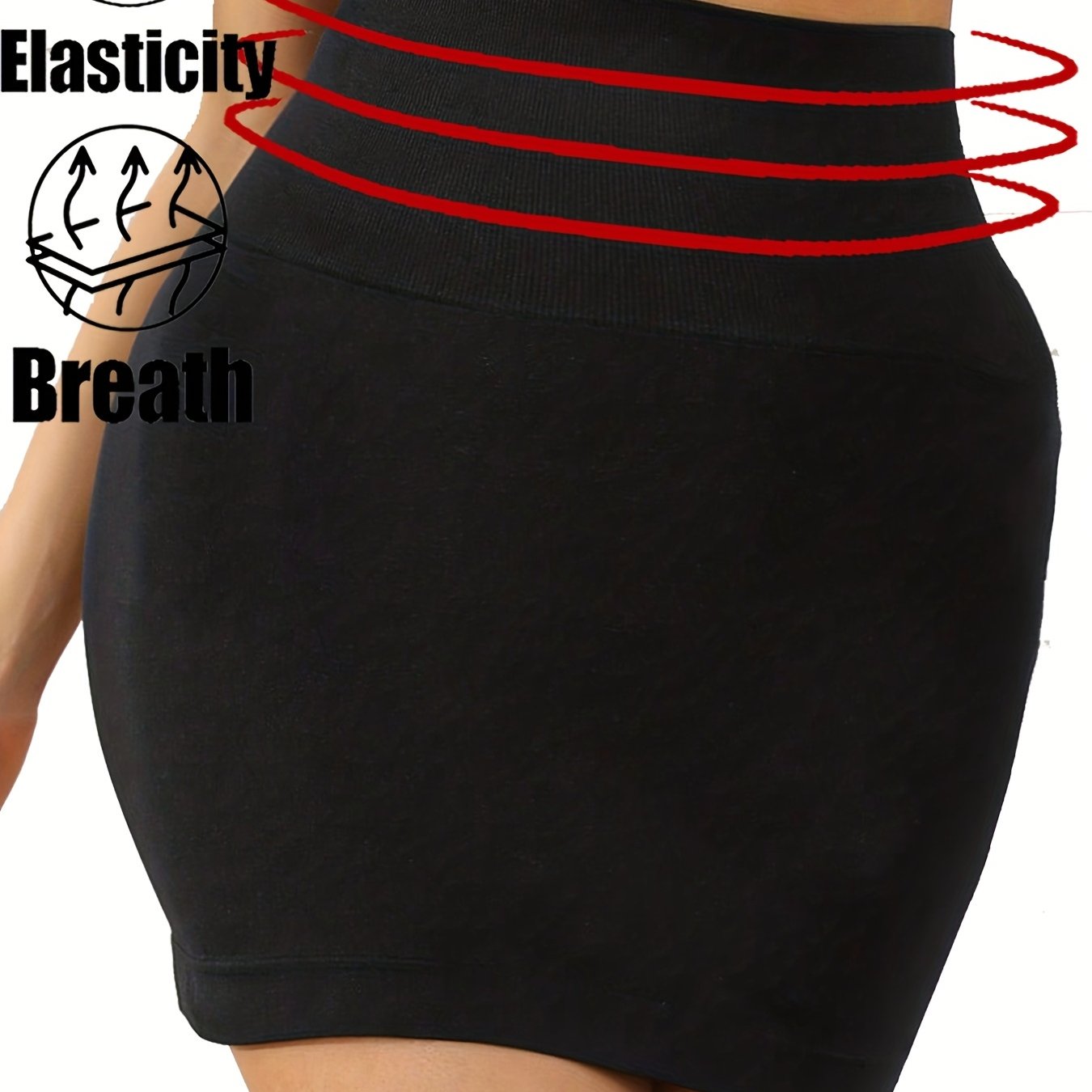 Comfy Slimming Stretch Half Slips Petticoat Women's Underwear