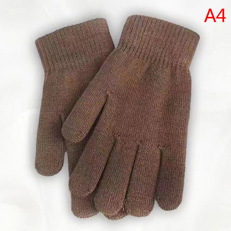 Cashmere Knitted Gloves for Ski Cycling Riding