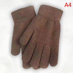 Cashmere Knitted Gloves for Ski Cycling Riding